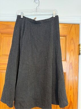 Classic Black A-Line Women's Skirt